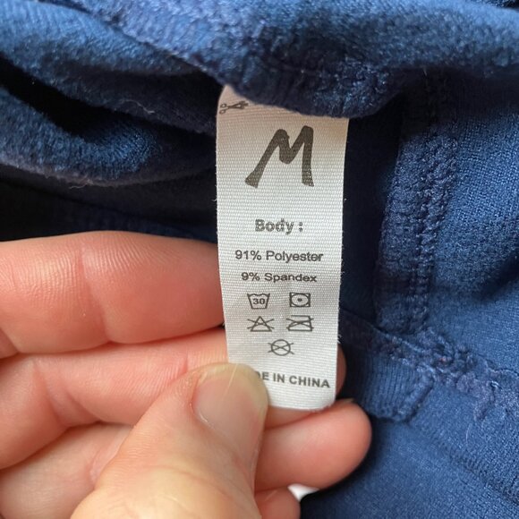 THE GYM PEOPLE Fleece Mock neck Pullover Base Layer Long Sleeve Womens SZ Medium - Picture 11 of 13